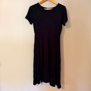 Elegant Black Knit Dress